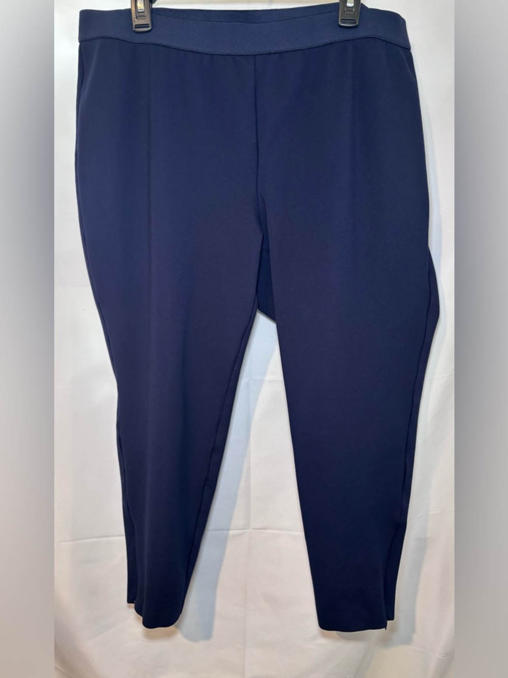 Talbots SoHo Ankle Pull On Pants Navy Size 22WP